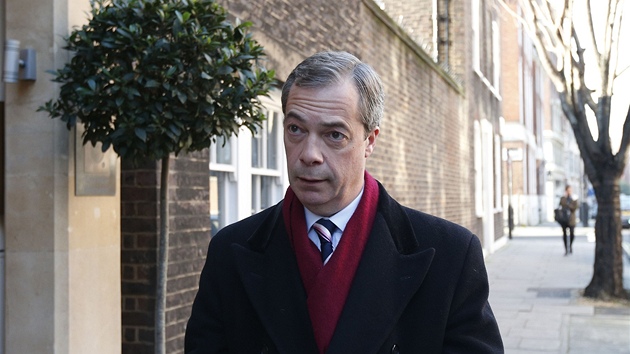 f Strany nezvislosti Velk Britnie (UKIP) Nigel Farage 