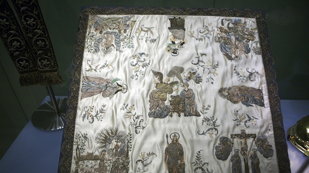 Svatovtsk poklad je vystaven v kapli svatho Ke na Praskm hrad.