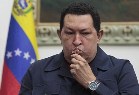 Lékai nali u venezuelského prezidenta Huga Cháveze rakovinné buky. Chávez