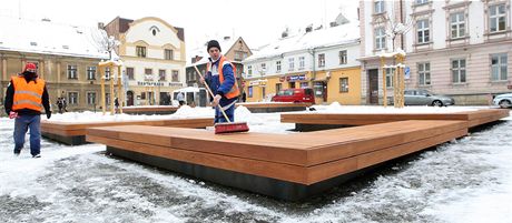 Uprosted nov vydládné plochy vznikla ist pí zóna a lidé zde najdou