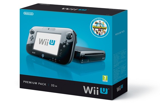 erné balení konzole Wii U s úloným prostorem 32 GB a hrou Nintendoland. 