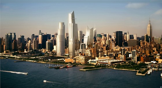 Projekt Hudson Yards vyroste na desetihektarové parcele.