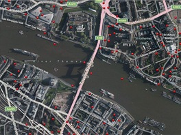 Britov sestavili interaktivn mapu nacistickho bombardovn Londna za druh