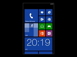 Displej Windows Phone 8S by HTC