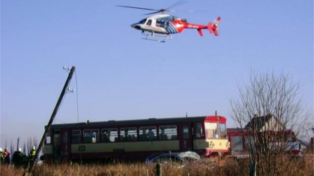 Nehoda na elezninm pejezdu v Lp na Havlkobrodsku
