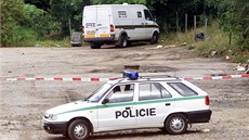 Prázdná dodávka z takzvané loupeže století, při které bylo 16. září 2002 Prázdná dodávka z takzvané loupeže století, při které bylo 16. září 2002