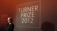 Výtvarnice Elizabeth Priceová pi vyhláení Turnerovy ceny v Londýn (3.