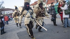 Rachot desítek kravských zvonců prozradil, že se řítí čerti z Lidečka. Ti se... Rachot desítek kravských zvonců prozradil, že se řítí čerti z Lidečka. Ti se...
