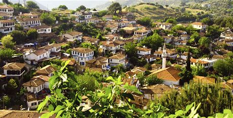 Vesnice Sirince v západním Turecku 