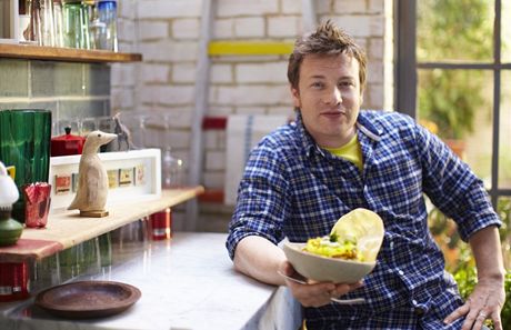 Jamie Oliver a jeho patnáctiminutový falafel wrap.