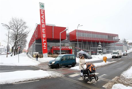 Supermarket Interspar v Liberci. 