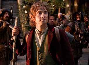 Martin Freeman coby Bilbo Pytlík v filmu Hobit: Neoekávaná cesta (2012)