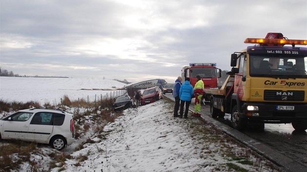 Hromadn dopravn nehoda na D5 (16. prosince 2012)