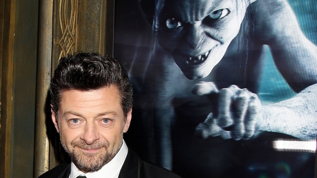 Andy Serkis, filmov Glum, na premie filmu Hobit: Neoekvan cesta v New Yorku