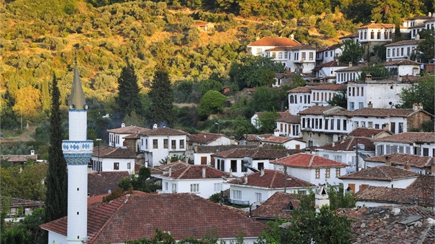 Vesnice Sirince v zpadnm Turecku 