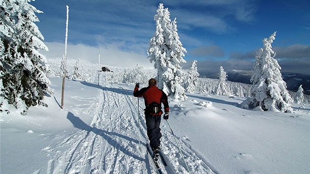 Krkonošská magistrála - Trasa mezi Bufetem a Výrovkou