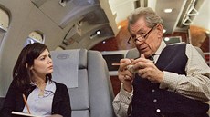 Audrey Tautou a Ian McKellen ve filmu ifra mistra Leonarda
