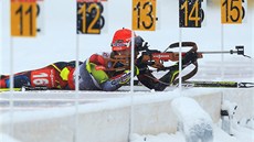 VÍTZKA. eská biatlonistka Gabriela Soukalová vyhrála sprint Svtového poháru