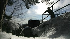 Zasněžená krajina Českého ráje působí romanticky. Zasněžená krajina Českého ráje působí romanticky.