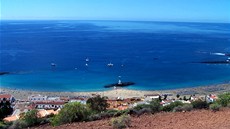 Pobřeží u Los Cristianos na Tenerife Pobřeží u Los Cristianos na Tenerife