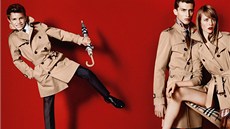 Romeo Beckham v reklam na Burberry 