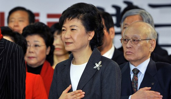 Jihokorejská prezidentka Pak Kun-hje porazila ve volbách svého rivala o pouhá