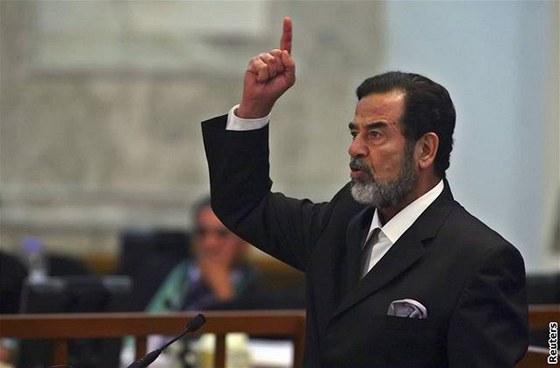 Bývalý irácký prezident Saddám Husajn si vyslechl ortel za své zloiny.