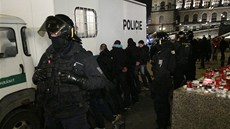 Policie zastavila pochod radikál na Václavském námstí.