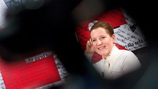 Odvolaná ministryně obrany Karolína Peake (LIDEM) při videochatu se čtenáři Odvolaná ministryně obrany Karolína Peake (LIDEM) při videochatu se čtenáři