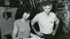 Judith Resniková a Richard Mullane bhem pípravy letu STS-41-D
