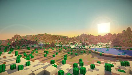 Kopie planety Zem ve he Minecraft