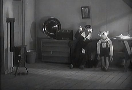 Z animovaného filmu Spejblovo filmové opojení (1930)