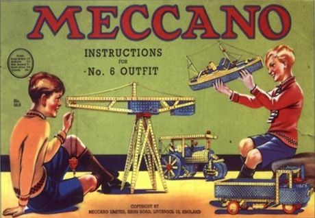 Stavebnici Meccano vyrobil z kovovch st v roce 1901 v Liverpoolu Frank...