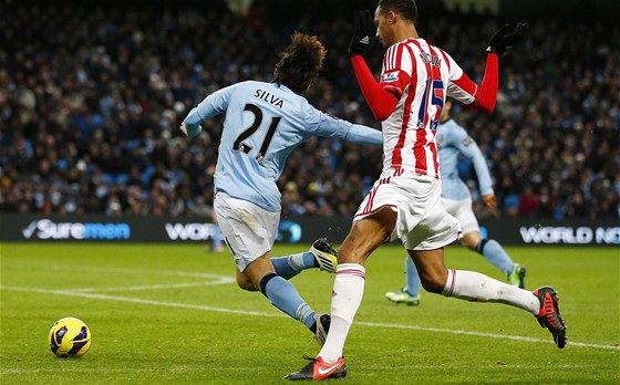 Steven Nzonzi v ervenobílém dresu Stoke