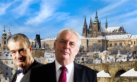 Karel Schwarzenberg a Milo Zeman