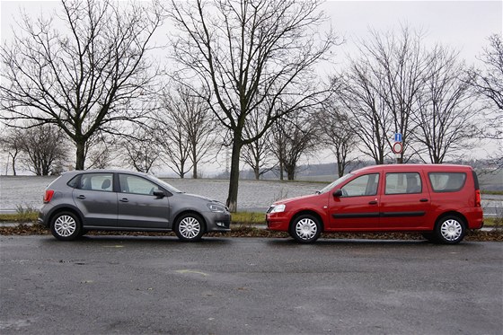 Volkswagen Polo a Dacia Logan MCV