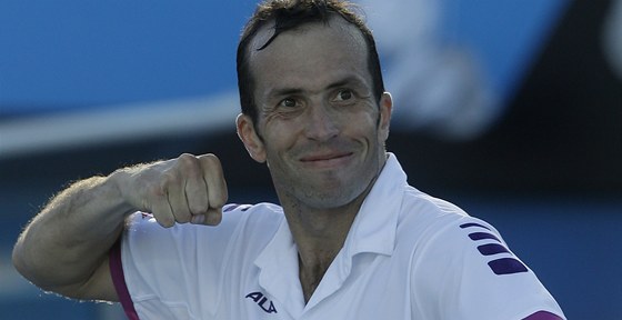 RADOST. Radek tpánek po postupu do tetího kola Australian Open