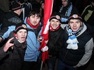 Fanouci brnnské fotbalové Zbrojovky uspoádali ke století klubu pochod za
