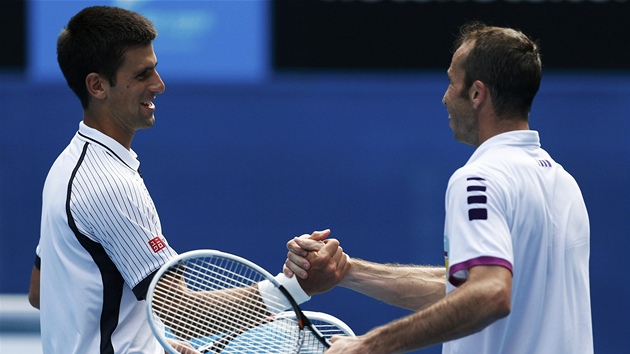 SMVY. Radek tpnek prohrl s Novakem Djokoviem ve 3. kole Australian Open, soupei se rozeli s smvem.
