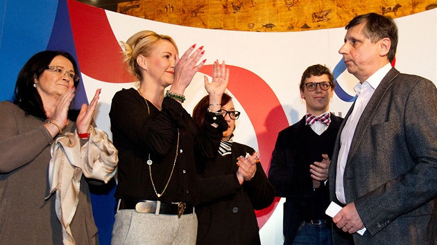 Jan Fischer uznal volebn porku. (12. ledna 2013)