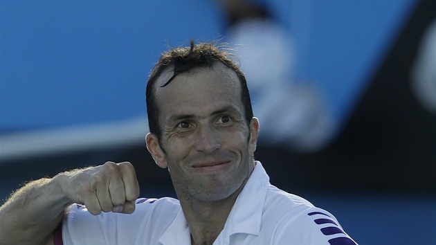 RADOST. Radek tpnek po postupu do tetho kola Australian Open