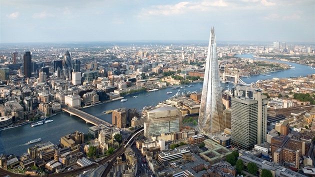 Londnsk mrakodrap Step (The Shard) oteve ji za pr tdn pro veejnost. Nvtvnci se budou moci rozhldnout po britsk metropoli z vky 244 metr.