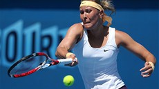 KONEC. eská tenistka Lucie Hradecká skonila ve dvouhe na Australian Open ve