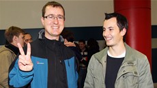 Proputní poítaoví vývojái Ivan Buchta (vlevo) a Martin Pezlar piletli ve