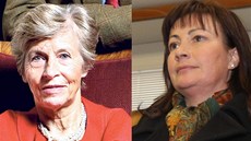 Therese Schwarzenbergová a Ivana Zemanová - manželky kandidátů na prezidenta Therese Schwarzenbergová a Ivana Zemanová - manželky kandidátů na prezidenta