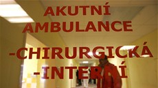 Nové moderní oddělení urgentního příjmu - takzvaná Emergency - v novoměstské Nové moderní oddělení urgentního příjmu - takzvaná Emergency - v novoměstské