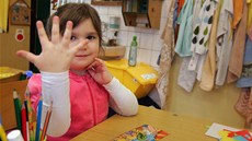 Katka Krudencová, budoucí prvňák ze sokolovské Základní školy Rokycanova. Katka Krudencová, budoucí prvňák ze sokolovské Základní školy Rokycanova.