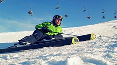Michael Foret lyuje v rakouském Kitzbühelu.