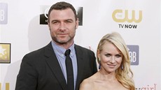 Liev Schreiber a Naomi Wattsová (10. ledna 2013)