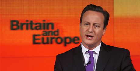 Britský premiér David Cameron slíbil referendum o setrvání Británie v EU (23.